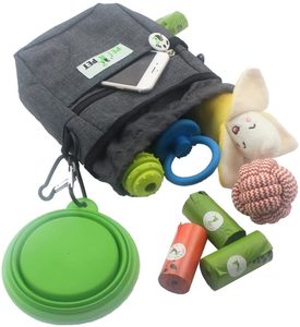 Dispenser Porta Sacchetti Igenici per Cani in Cotone Ecologico Personalizzabile, Senza Profumo, per Rifiuti di Animali Domestici, Mani Libere, Eco-Friendly - Product Image 2