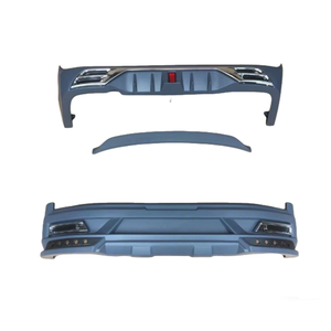 Kit carrosserie LC200 style W 2016, état neuf, matériau PP, <span class=keywords><strong>pare</strong></span>-chocs avant, extensions d'ailes, <span class=keywords><strong>pare</strong></span>-chocs arrière, aileron arrière pour LC200 - Product Image 2