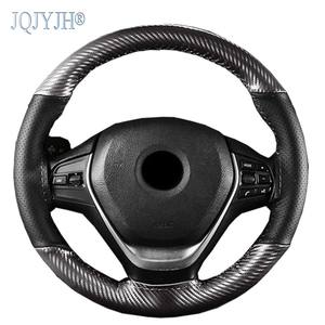 Cubierta Universal para <span class=keywords><strong>volante</strong></span> de coche, accesorio de fibra de carbono grueso, <span class=keywords><strong>peludo</strong></span>, a la moda - Product Image 5