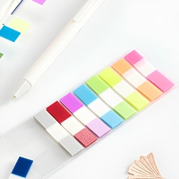 Bloc-notes adhésif vertical personnalisé pour l'apprentissage, le travail, le bureau, les messages, bloc-notes coloré, notes adhésives déchirées à la main