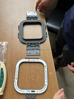 Cadre de broderie magnétique 135*135 mm pour machine à broder informatisée, compatible avec les machines à broder Tajima SWF