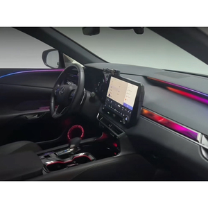 Kit d'éclairage ambiant RGBIC pour voiture Lexus RX 2023-2025, décoration d'ambiance intérieure, contrôle par application Bluetooth, bande lumineuse LED - Product Image 4
