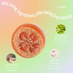 Saponetta naturale a base di Rose a base vegetale per la pulizia profonda del corpo <span class=keywords><strong>sapone</strong></span> lufah Scrubber con <span class=keywords><strong>luffa</strong></span> - Product Image 3