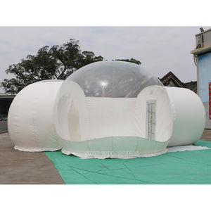 Tienda de campaña inflable para hotel, con soplador silencioso y puertas de aluminio, 5 metros de diámetro, 2 habitaciones - Product Image 2