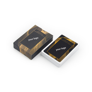 Giá rẻ hơn nhựa tráng giấy Trung Quốc bán buôn không thấm nước tùy chỉnh nhựa chơi thẻ Hộp 2 decks với hộp - Product Image 2