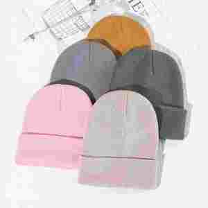 Gorro de Punto Liso para Niños a Precio de Fábrica, con Letras y Caracteres Bordados Personalizados, 100% Acrílico, Unisex, para Invierno, Venta al Por Mayor - Product Image 5