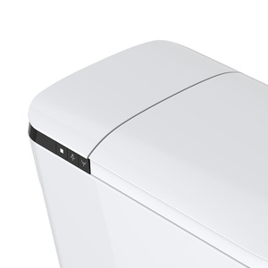 Mới đến một mảnh kép tích hợp CHẬU VỆ SINH và nhà vệ sinh sang trọng tự động mở nắp đóng ghế nóng tự động tuôn ra nhà vệ sinh thông minh - Product Image 5