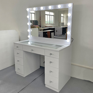 Professional Modern Makeup <b>Vanity</b> <b>Table</b> with Led Light for Dressing Rooms & Beauty Salons Makeup Mirror GZ RTS Bulk Mixed Order - Product Image 2