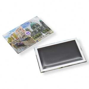 Aimants promotionnels puissants en fer blanc pour réfrigérateur, autocollants, prix d'usine, cadeaux promotionnels de voyage - Product Image 4