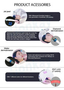 Équipement d'oxygène d'hydre de beauté faciale 8 en 1 pour améliorer la machine de salon de beauté de peau de couleur de visage - Product Image 5