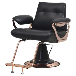 New Best Selling Modern Beauty Salon Equipment Used Hair Cutting Black Metal Classic Best Barber