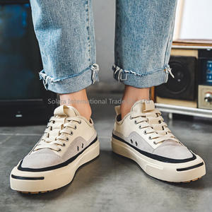 Custom Design Fashionable Trendy <b>Men</b> Canvas <b>Shoes</b> Light Weight Summer <b>Soft</b> Retro Casual Walking <b>Shoes</b> Students School <b>Shoes</b> - Product Image 5