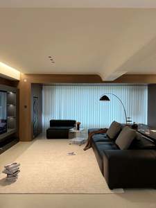 Meuble de rangement mural complet sur mesure, style minimaliste moderne, pour salon, solution pour toute la maison - Product Image 5