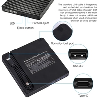Latest USB 3.0 External Optical Drive CD DVD RW ROM for PC Laptop Desktop