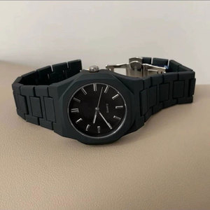 물고기 남자 럭셔리 석영 손목시계 이슬람 아잔 이슬람 아랍어 종교기도 시간 시계 남성용 Montre Homme Reloj - Product Image 1