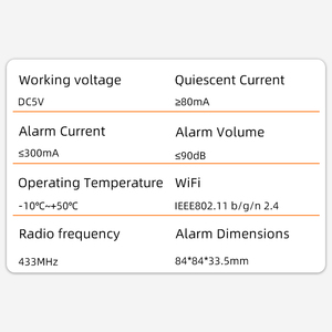 Konst ABS nút hoảng loạn không dây Wi-Fi tuya ứng dụng SOS báo động cuộc gọi khẩn cấp cho trẻ em lớn tuổi bị vô hiệu hóa cảnh báo y tế cá nhân - Product Image 5