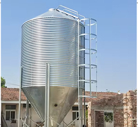 Top 10 tonnellate di chicchi di caffè granai di grano di mais Silos di metallo per la vendita