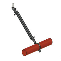Attache universelle latérale en acier au carbone UTT10 pour la protection antichoc des conduites d'incendie