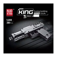 14008 Juego de Bloques de Construcción Educativos de Plástico ABS, Pistola Automática, Rifle, Francotirador, Modelo de Arma de Juguete para Edades de 8+ Años, Escala 1:72
