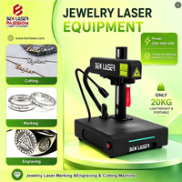 Machine de marquage laser à fibre intelligente mini 30W 50W pour la gravure de pièces métalliques DIY, outils de bijouterie, plaques signalétiques, codage de bagues