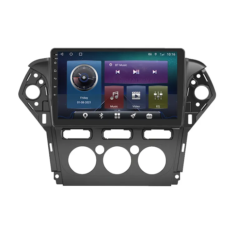 10 polegadas Android Audio Carplay Stereo Car Gps Navi System 1280*720 tela Carplay Radio Player para Ford Mondeo 2011 2012 2013