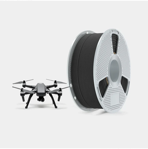 Filament d'imprimante 3D en fibre de carbone PA12-CF 1,75/2,85 mm 1 kg/rouleau, résistant à la chaleur, haute résistance aux chocs, résistant à l'usure, léger - Product Image 1
