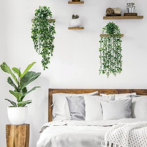 Plantes suspendues artificielles vertes pour la décoration murale extérieure - Product Image 3