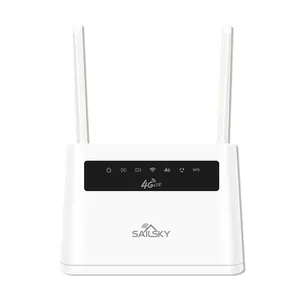 Sailsky XM220B New Arrival Unlocked 4G LTE CPE Wireless Router With Sim Card Slot Support Build-In BatteryとRJ11 VoLTE VoIP