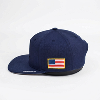 Casquette Snapback à 6 panneaux à visière plate avec broderie 3D et motif lettres pour la pêche et la plage