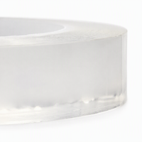 Ruban adhésif double face nano acrylique transparent, imperméable, réutilisable et lavable, épaisseurs disponibles : 0,5 mm, 1 mm, 2 mm