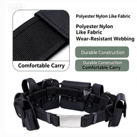Ensemble tactique multifonctionnel polyvalent, système d'équipement modulaire de sécurité, ceinture de service moulée pour les forces de l'ordre