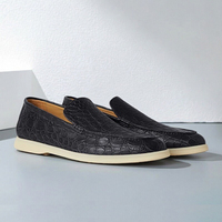 Chaussures mocassins élégantes et tendance en cuir de vache véritable pour hommes, qualité supérieure, design italien, chaussures décontractées de marque