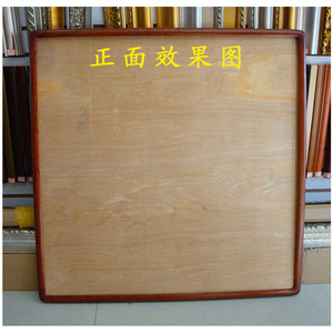 Rounded Corner <b>Frame</b> Solid Wood 4x3cm For Traditional Chinese Painting Oil Painting Calligraphy <b>Wall</b> Mount Rectangular - Product Image 4