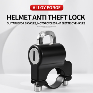 Anillo de Bloqueo de Metal para Bicicleta, Mini Candado de Aleación de Aluminio Ultra Ligero y Duradero, para Casco de Bicicleta, Venta al Por Mayor - Product Image 1