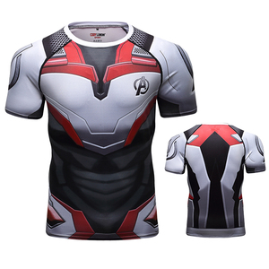 Camiseta Deportiva Cody Lundin de Poliéster con Estampado 3D de Superhéroe, Camisetas de Compresión para Hombre - Product Image 2