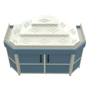 Exhibidor de Verduras de Doble Cara con Función de Pulverización, de Gran Capacidad, en Aleación de Aluminio y Tamaño Personalizado - Product Image 3