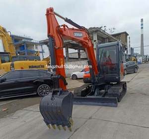 Vente flash 2020-2021 Excavatrice sur chenilles Doosan DX55-7/DX55-9 d'occasion avec 1 an de garantie Moteur Boîte de vitesses & Pompe - Product Image 4