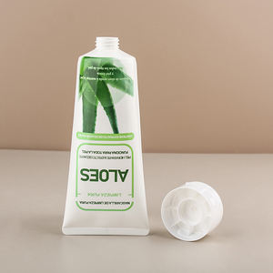 Tube souple en plastique de 180g pour <span class=keywords><strong>gel</strong></span> d'<span class=keywords><strong>aloe</strong></span> <span class=keywords><strong>vera</strong></span>, avec bouchon à clapet, idéal pour nettoyant, lotion corporelle, crème pour les mains, distributeur de soins de la peau - Product Image 1