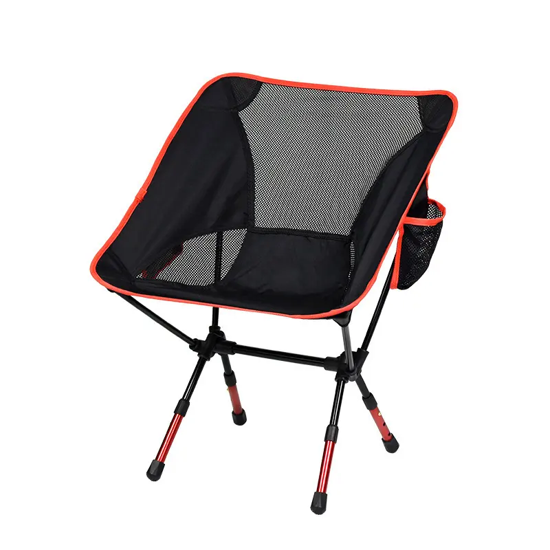 Yeni tasarım açık kamp yürüyüş nefes katlanabilir sandalye yüksekliği ayarlanabilir kamp sandalyesi