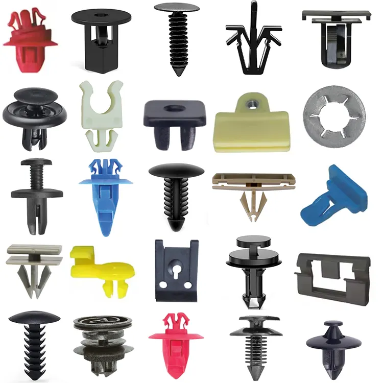 Custom Auto Fastener Clip Self-tapping Screws Fast Wire Gasket Push Bumper Fastener Rivet Clips Body Retainer Clips