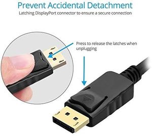 Jasoz versione 1080P 60Hz 32AWG placcato oro DisplayPort per adattatore <span class=keywords><strong>HDMI</strong></span> giacca cavo <span class=keywords><strong>Display</strong></span> per proiettore e lettore DVD - Product Image 3