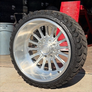 Jantes de camion polies forgées concaves Sy-3066 personnalisées 24x14 26x14 28x16 30x16 pour pick-up 8x165.1 8x170 8x180 pour 2500 <span class=keywords><strong>3500</strong></span> - Product Image 3