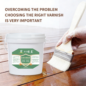 Water Based Acrylic Wood Varnish Waterproof UV <b>Clear</b> Eco-Friendly High <b>Gloss</b> Outdoor Wood Furniture Renovation Coating - Product Image 2