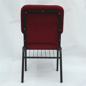 Hiện đại sang trọng chất lượng cao Red vải tiệc ghế cho Nhà thờ hoặc nhà hát sử dụng - Product Image 2