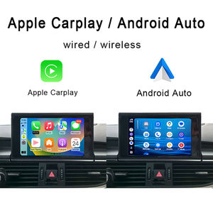 Kits sans fil Apple CarPlay Android Auto pour <span class=keywords><strong>Audi</strong></span> A1 A3 A4 Q3 Q5 2012-2018 RMC <span class=keywords><strong>MMI</strong></span> 3G compatibles avec le volant d'origine - Product Image 2