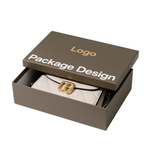 Chất Lượng Cao Sang Trọng Tái Chế Giấy Các Tông Hộp Quà Tặng Với Cán Bóng Nắp Và Cơ Sở Cứng Nhắc Hộp Cho Túi Quà Tặng Bao Bì - Product Image 5