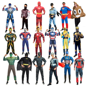 Disfraz Musculoso Unisex de Superhéroe para Adultos, para Halloween, Cosplay, Actuaciones, Festivales, Fiestas, de Poliéster, Tallas M-XL - Product Image 2