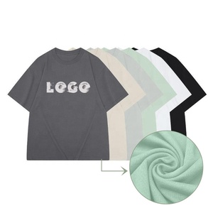 เสื้อยืดพิมพ์ลายกราฟิกสำหรับผู้ชายและผู้หญิงเสื้อยืดโอเวอร์ไซส์ผ้าฝ้ายโอเวอร์ไซส์ลายกราฟิกแนวสตรีทเสื้อยืด220บ็อกซี่ - Product Image 1