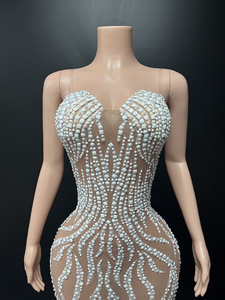 जन्मदिन की पोशाक पहनने वाली महिला पोशाक के लिए 521 नए आगमन पर नजर - Product Image 4