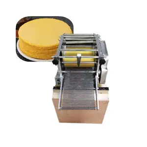 Klang mesin pembuat pizza mini otomatis mesin tortilla pembuat lapisan paratha chapati mesin rol adonan untuk penggunaan di rumah